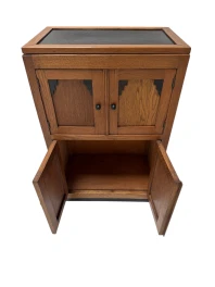 Art Deco Amsterdamse School Cabinet with Four Doors, 1930s